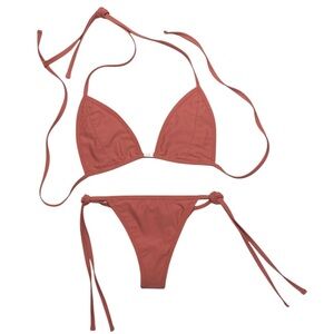 Fae House 2 Piece String Bikini - Top Size Medium - Bottom Size Large